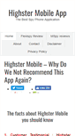 Mobile Screenshot of highstermobileapp.com